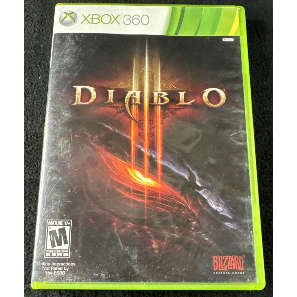 Diablo III 3 (Xbox 360, 2013) Complete Tested And Working Fast Shipping